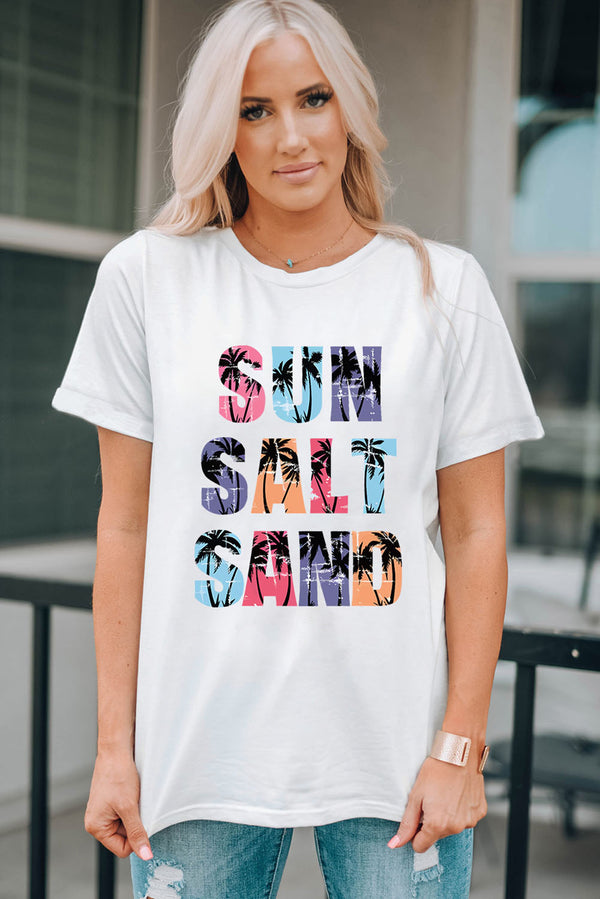 Sun Salt Sand Round Neck Tee